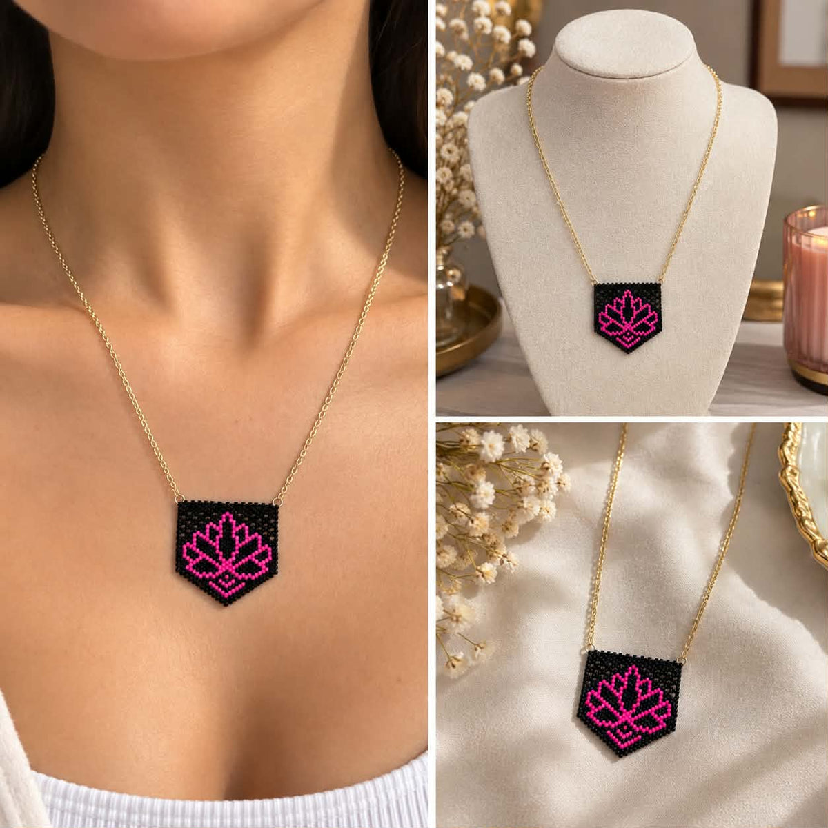 Collier "Fleur de Lotus"