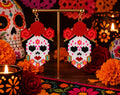 Boucles d'oreilles « Calavera » – Perles Miyuki
